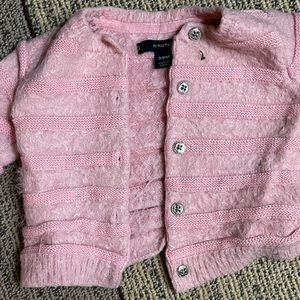 Soft, cozy and cute Nautica baby sweater!